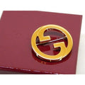 Gucci Blanc Di Brochi Gold Color 8C Brooch