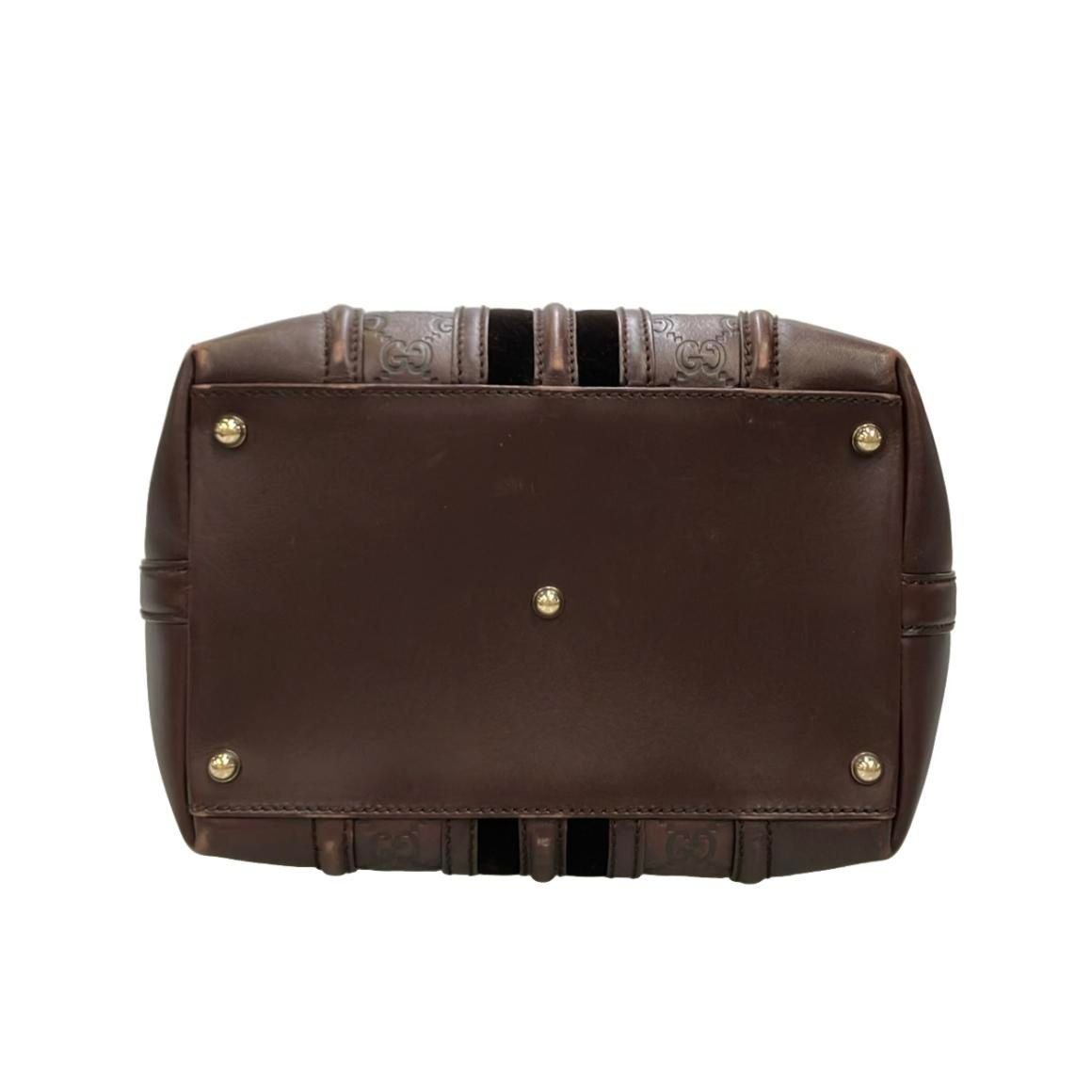 Gucci Mini Boston Bag Gold Guccissima — view 4