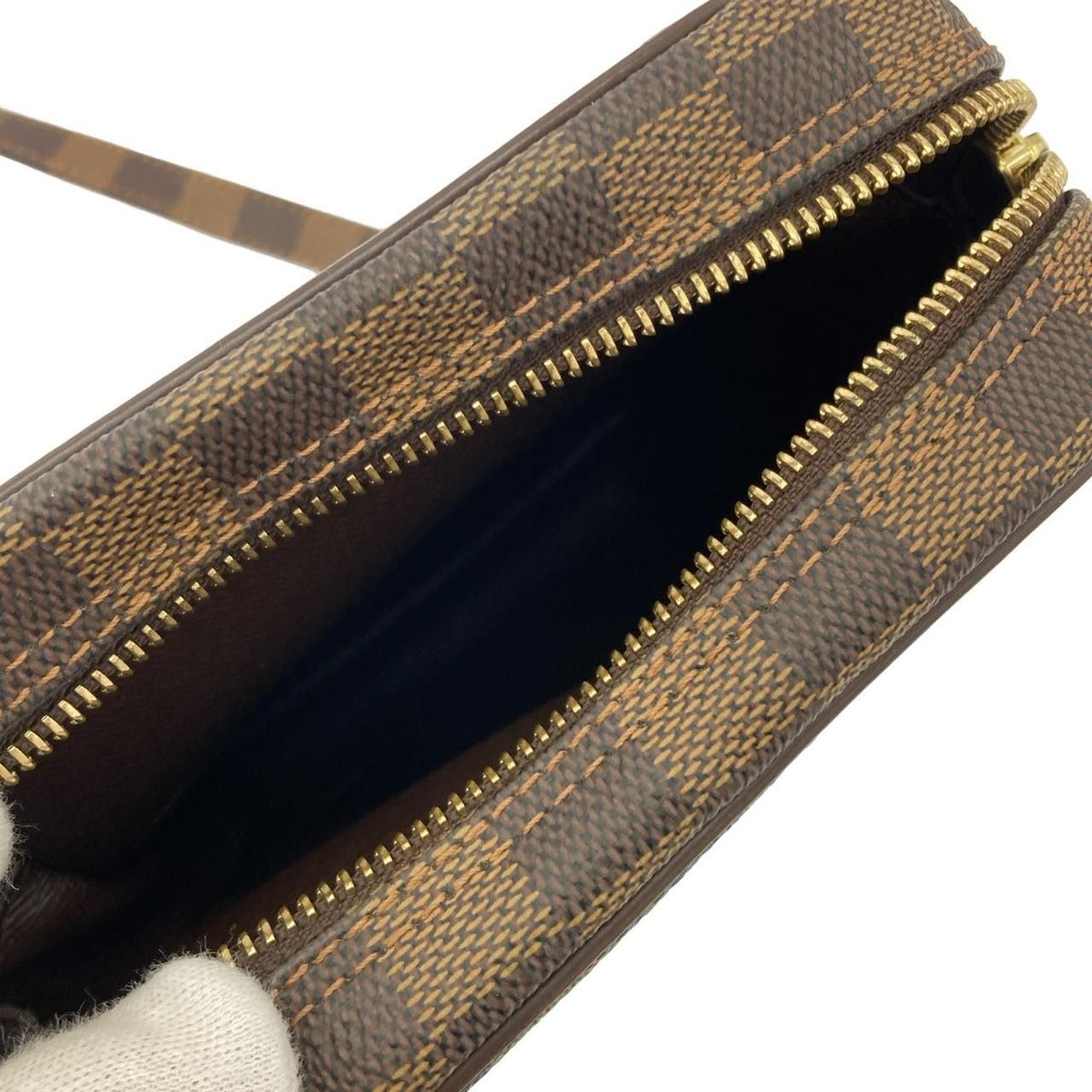 Louis Vuitton Damier Danube Shoulder Bag Ebene — view 8