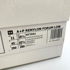 Prada 742 Re-Nylon Adidas Forum Low White Management Tkt Sneaker — view 9