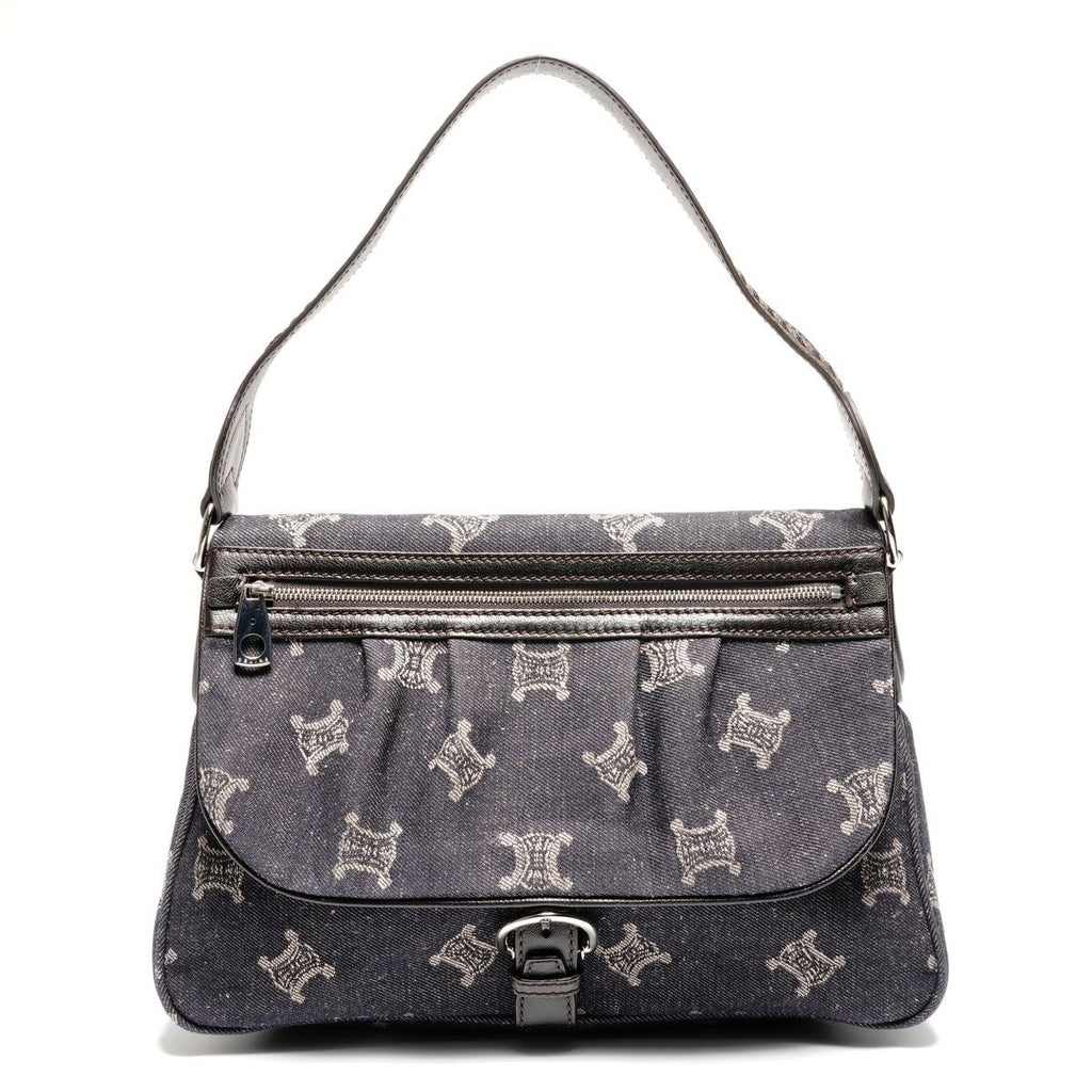 Celine Shoulder Bag Macadam Denim