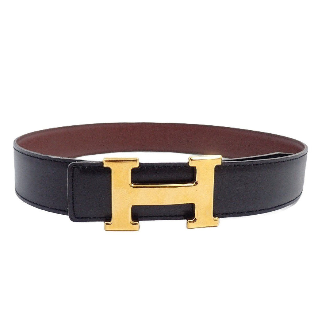 Hermes Constance Belt 65 Black Size