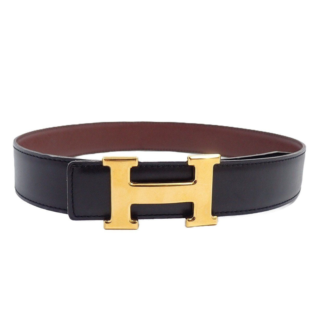 Hermes Constance Belt 65 Black Size
