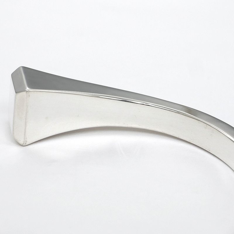 Hermes Bracelet Bangle Cour De Forge LG AG 925 SV Silver Jewelry — view 9