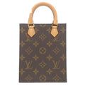 Louis Vuitton 2-Way Bag Petite Sac Plat Monogram Canvas Gold Handbag