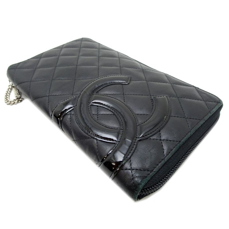 Chanel Long Black Wallet — view 3