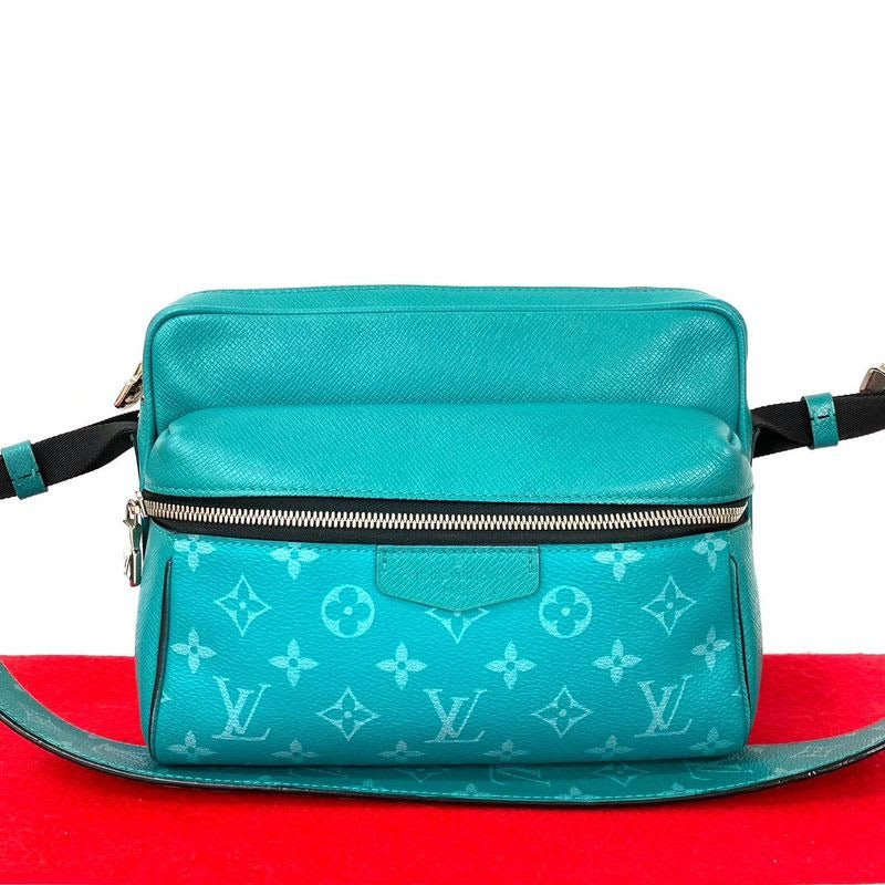 Louis Vuitton Outdoor Messenger PM Monogram Taigarama Leather Shoulder Bag — view 2