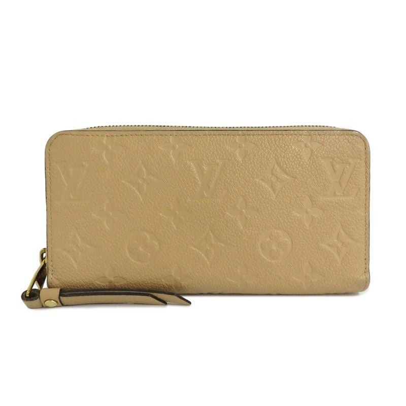 Louis Vuitton Zippy Wallet Monogram Empreinte Dune Beige Long