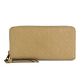 Louis Vuitton Zippy Wallet Monogram Empreinte Dune Beige Long