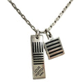 Louis Vuitton Collier Damier Colors Necklace Plated Silver