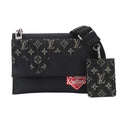 Louis Vuitton LV Squared Trio Pouch Shoulder Bag Monogram Drip Noir