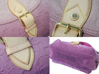 Louis Vuitton Sunray Handbag Monogram Denim Leather Pink Gradient — view 6