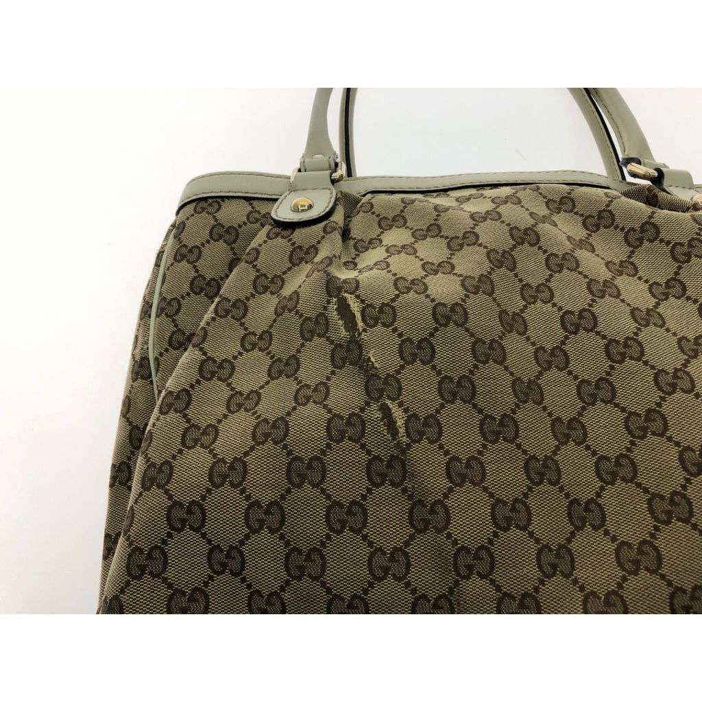 Gucci Bag Sookie Shoulder Tote Interlocking G GG Canvas Beige — view 5