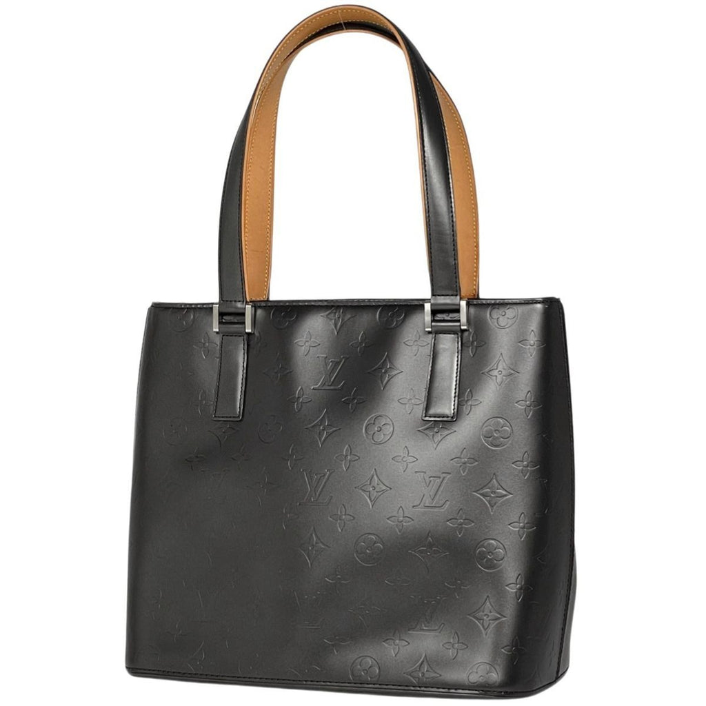 Louis Vuitton Stockton Shoulder Bag Tote Monogram Matte Noir Black