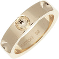 Louis Vuitton 18K Yellow Gold Petite Bague Empreinte Ring Q9126