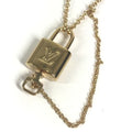 Louis Vuitton Necklace Collier LV Metal Gold