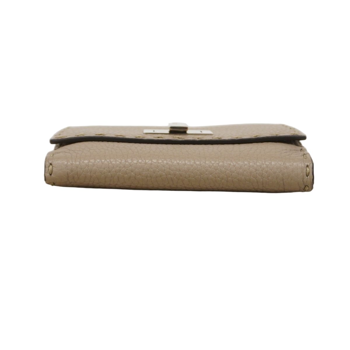Fendi Trifold Walleteria Sell Leather Gray Ju Silver Wallet — view 2