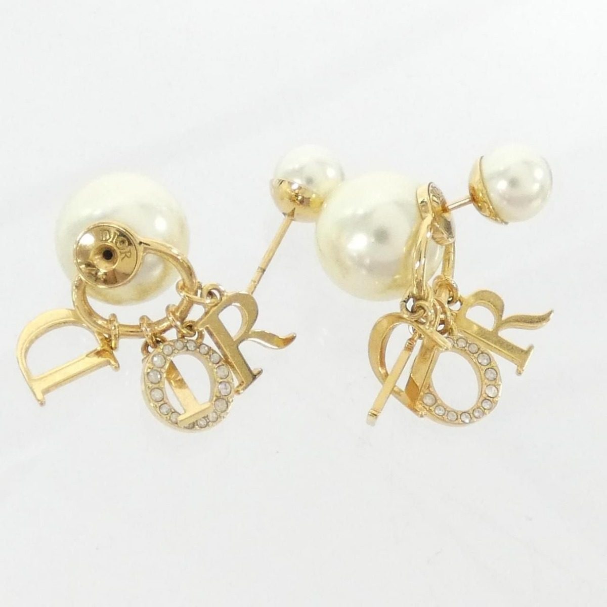 Dior Tribal Earrings Gold — view 3
