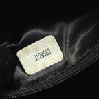 Chanel Shoulder Bag Triple CC Logo Black Lambskin Coco Fringe Small — view 5