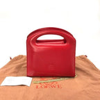 Loewe Leather Anagram 2-Way Mini Hand Chain Shoulder Bag