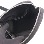 Saint Laurent Paris Shoulder Bag Rivington Black Canvas Leather — view 3