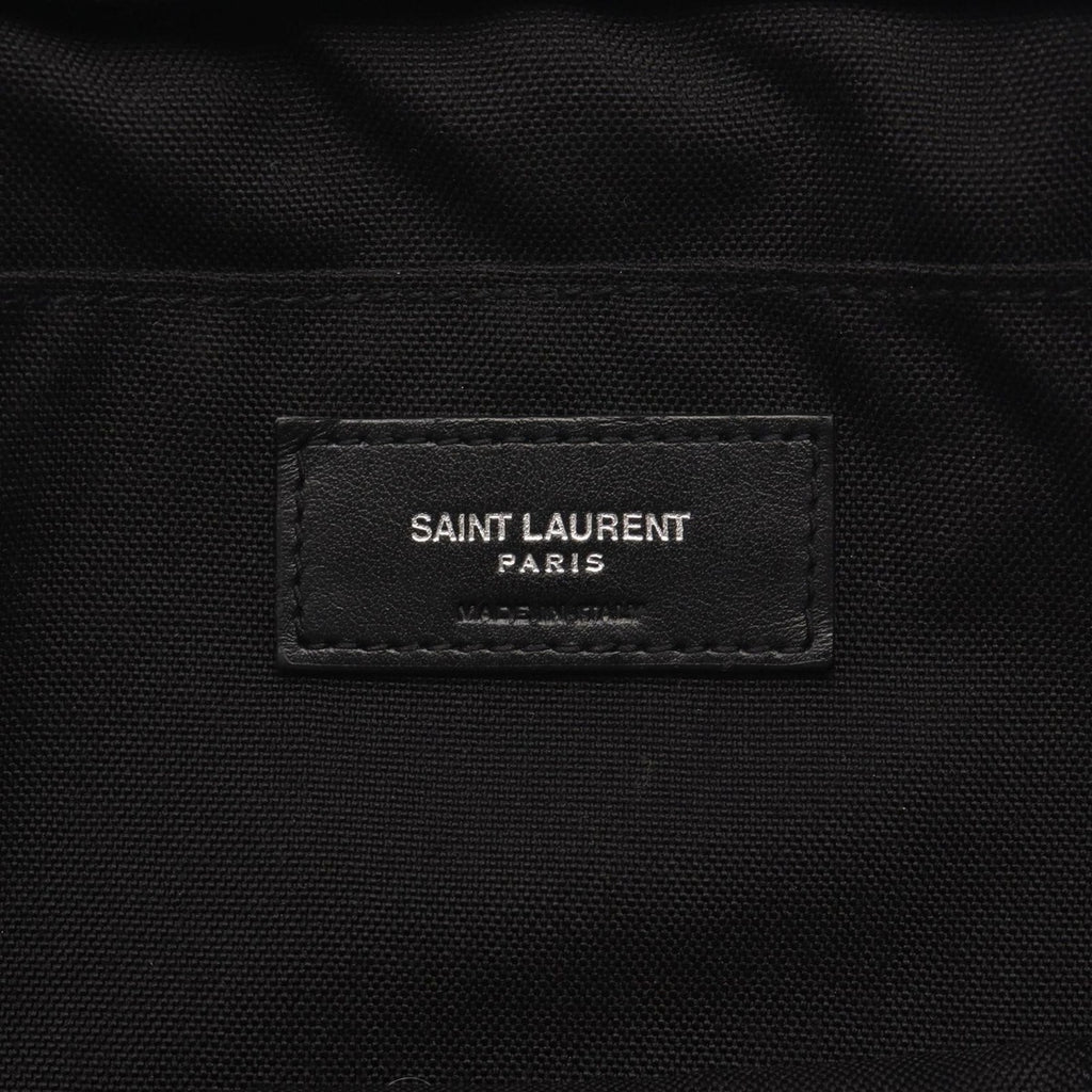 Saint Laurent Paris Shoulder Bag Rivington Black Canvas Leather — view 4