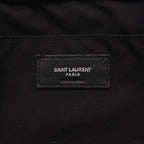 Saint Laurent Paris Shoulder Bag Rivington Black Canvas Leather — view 4