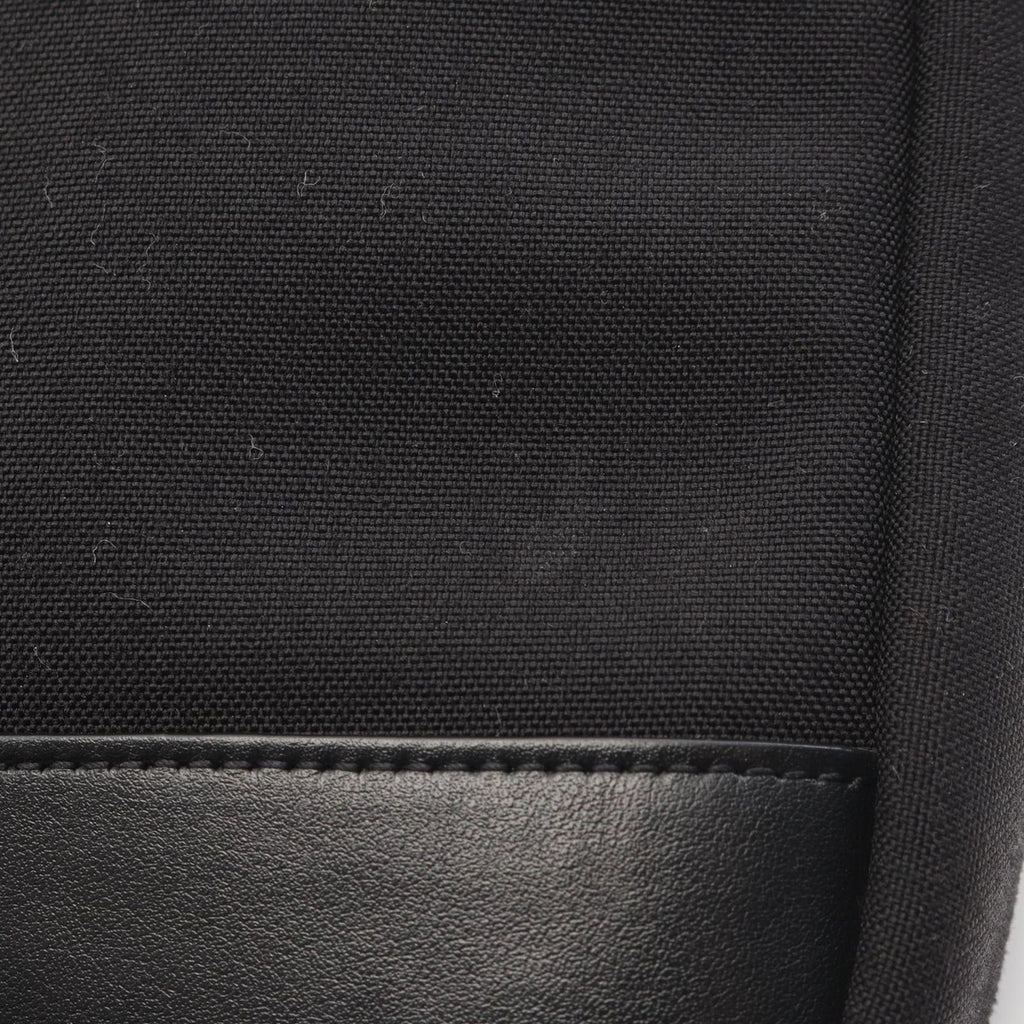 Saint Laurent Paris Shoulder Bag Rivington Black Canvas Leather — view 6