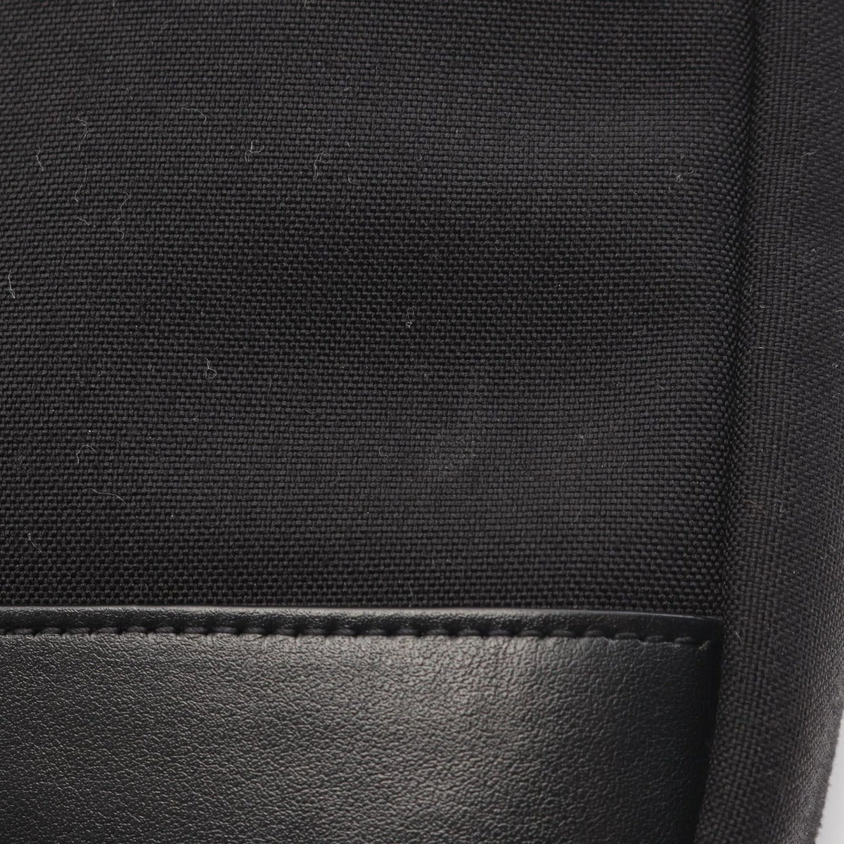 Saint Laurent Paris Shoulder Bag Rivington Black Canvas Leather — view 6