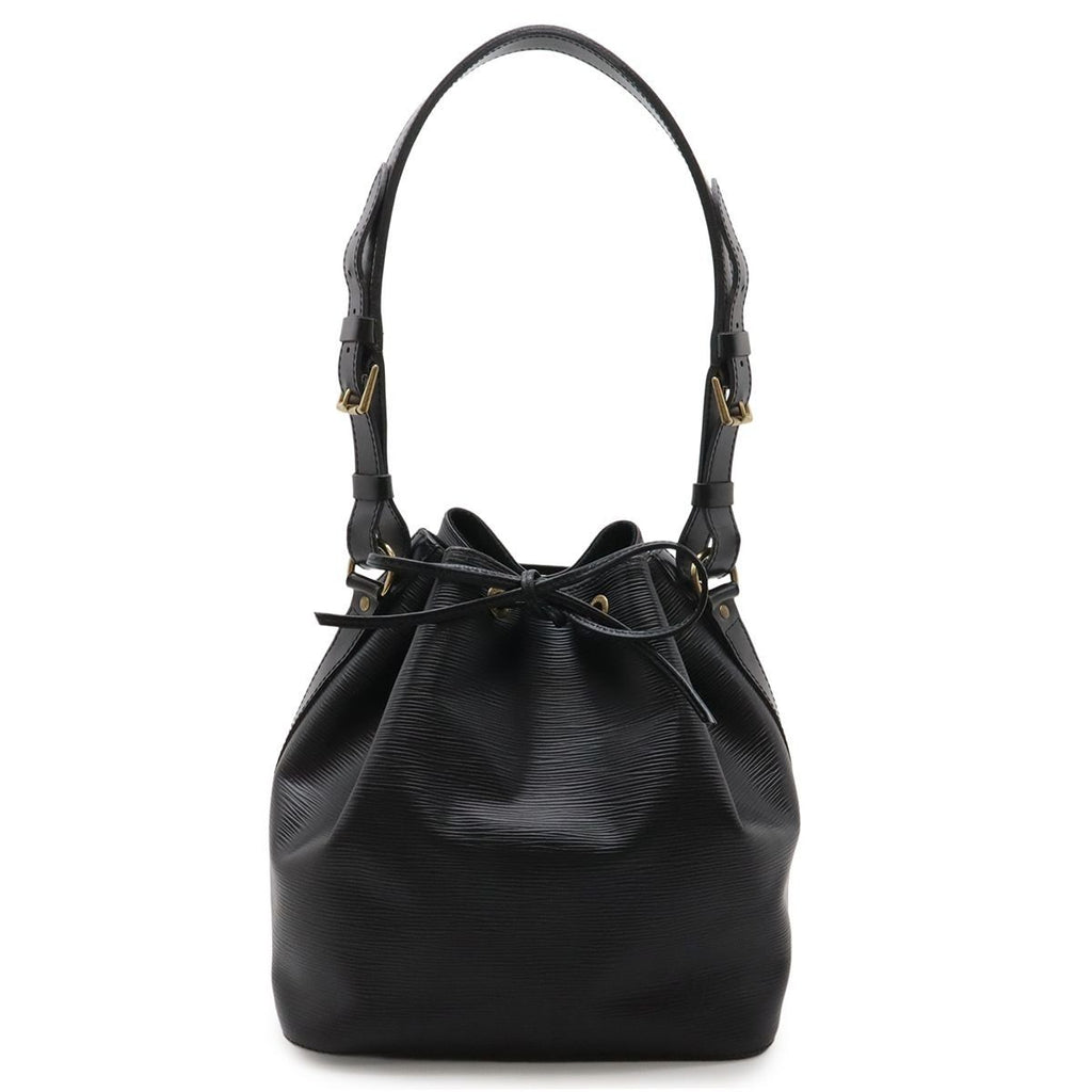 Louis Vuitton Epi Petit Noe Shoulder Bag Drawstring Noir Black