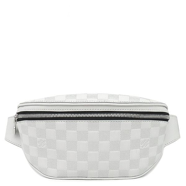 Louis Vuitton Belt Bag Canvas Damier Infini Blanc Matte Silver
