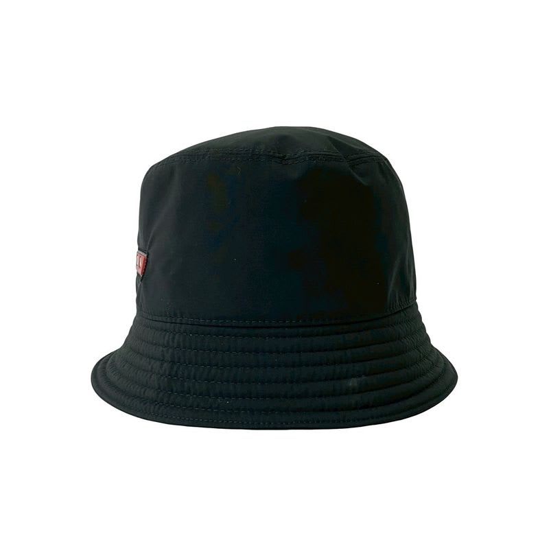 Prada Sports Logo Cotton Bucket Hat Accessory L Black 84155 — view 5