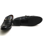Gucci Bit Loafers Shoes Women Enamel Patent Leather Black Bnc00 — view 7