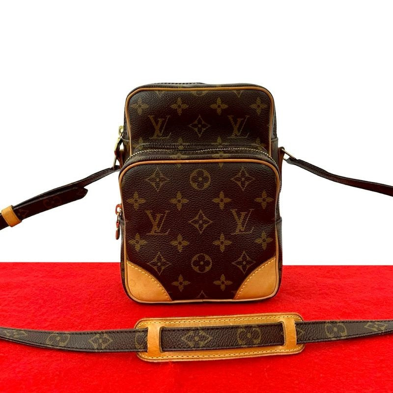 Louis Vuitton Vintage Amazon Monogram Leather Shoulder Bag — view 2