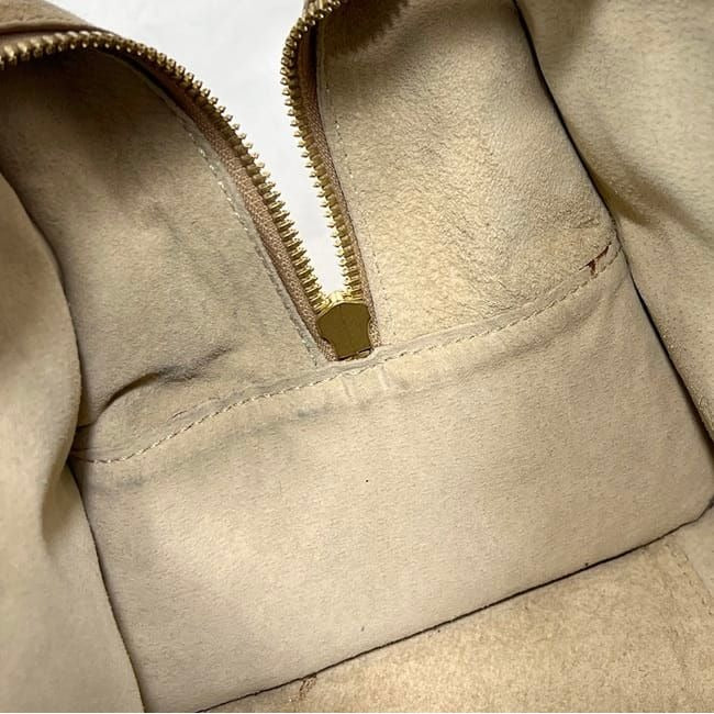 Loewe Handbag Amazona 28 Beige Brown Suede