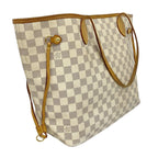 Louis Vuitton Tote Damier Azur Neverfull MM White — view 2