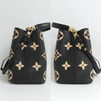 Louis Vuitton Neo Noe MM Bicolor Monogram Empreinte Black Handbag — view 6