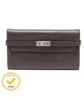 Hermes Wallet Silver Kelly