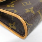 Louis Vuitton Monogram Pochette Florentine S Waist Bag Brown Marron — view 3