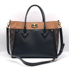 Louis Vuitton Monogram on My Side MM Handbag Noir Black Price Negotiation