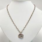 Gucci Interlocking G Necklace Silver AG 925 — view 4