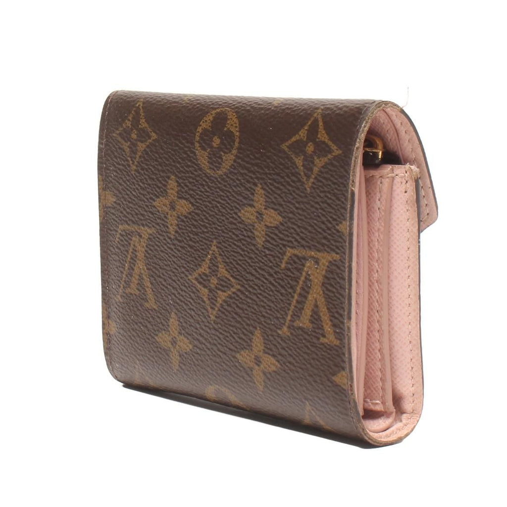 Louis Vuitton Trifold Wallet Compact Portefeuille Victorine Monogram Brown — view 3