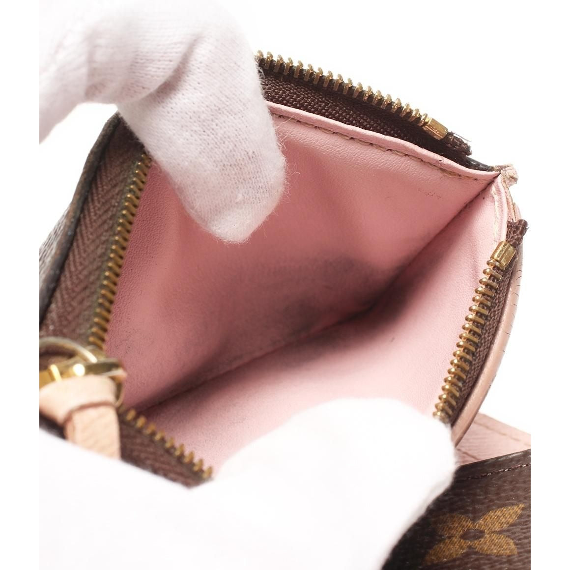 Louis Vuitton Trifold Wallet Compact Portefeuille Victorine Monogram Brown — view 8