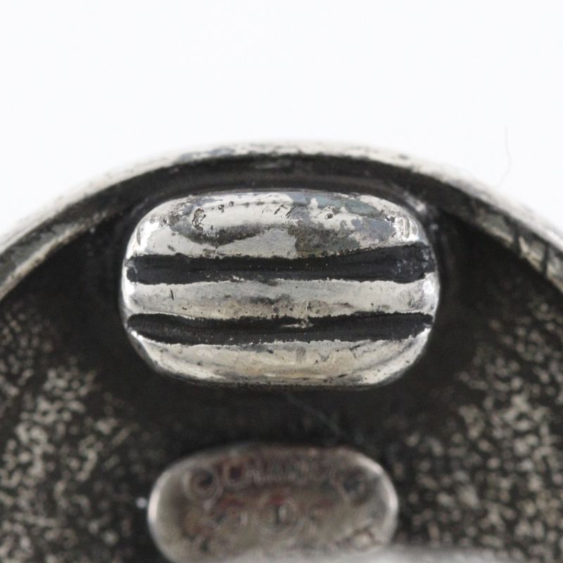 Chanel Coco Mark Metal Silver 99 P 11.7 g Earrings — view 8
