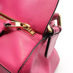 Loewe Handbag Puzzle Bag Pink Purple Leather — view 5