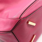 Loewe Handbag Puzzle Bag Pink Purple Leather — view 7