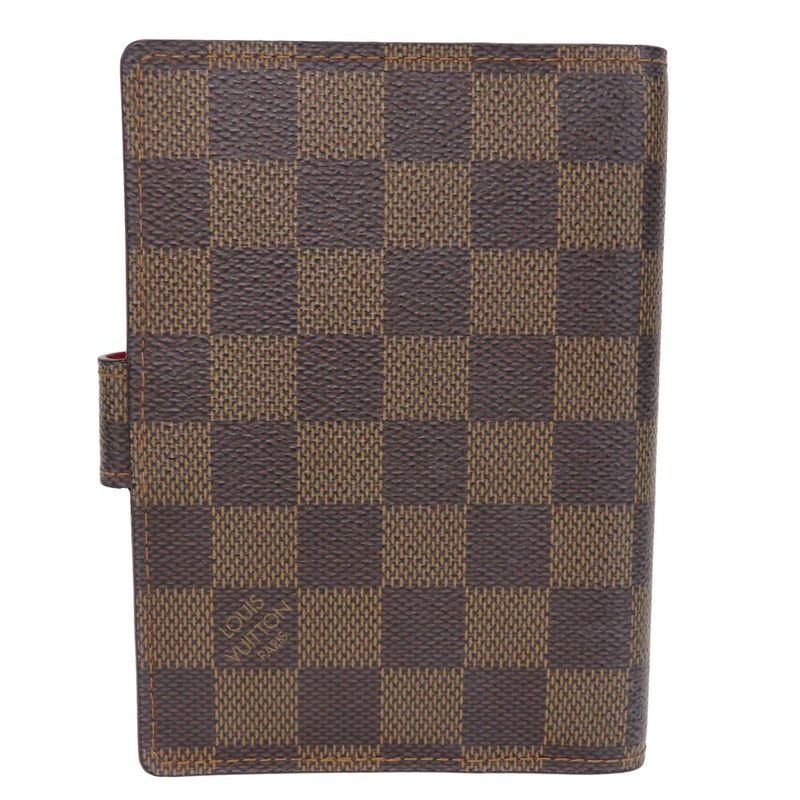 Louis Vuitton Notebook Cover Agenda Koala PM Damier Ebene Brown System — view 3