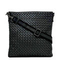 Bottega Veneta Shoulder Bag Black Intrecciato