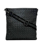 Bottega Veneta Shoulder Bag Black Intrecciato