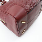 Loewe Amazona 75 Repeat Anagram 2-Way Shoulder Calf Red Handbag — view 5